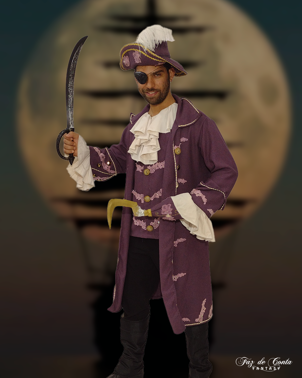 Pirata Faz De Conta Fantasy